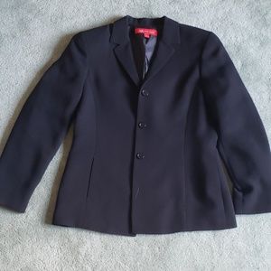 EUC Anne Klein Sz 10 black blazer
